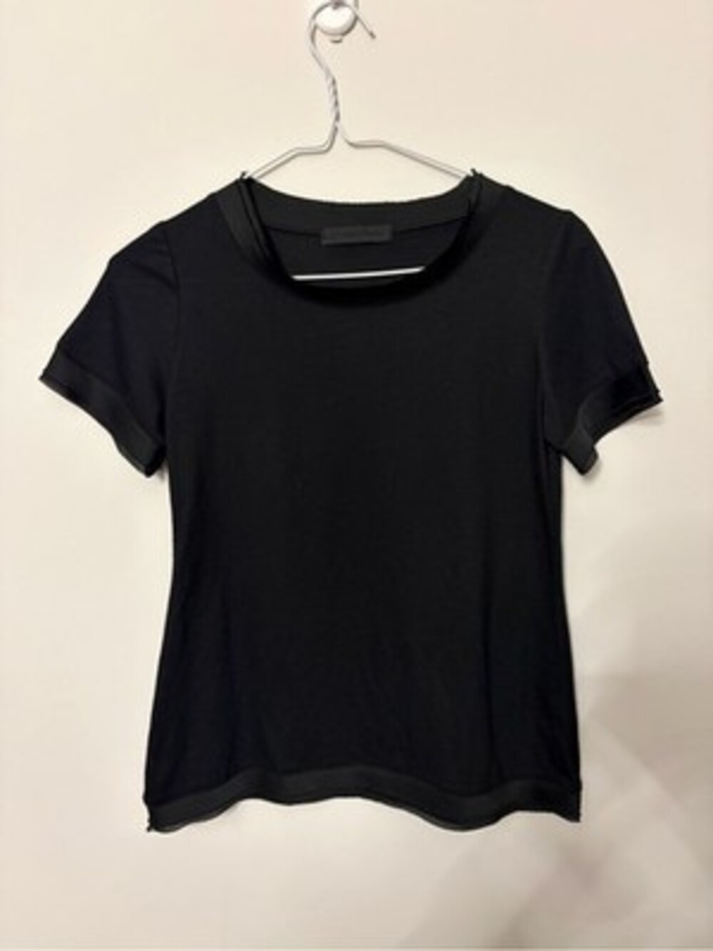 Alexander McQueen Classic Black Short-Sleeve Women's Tee